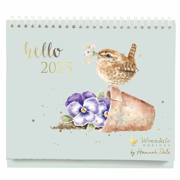 Wrendale Designs, Hello Easel Desk Calendar 2025