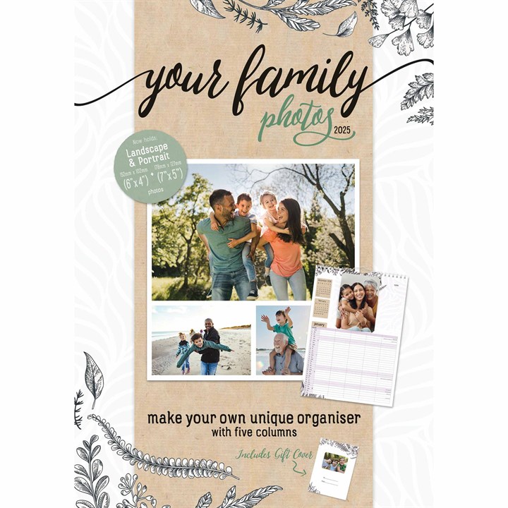 Your Family Photos A3 Family Planner 2025