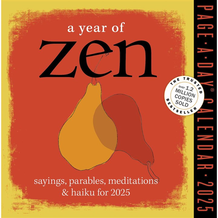 A Year of Zen Desk Calendar 2025