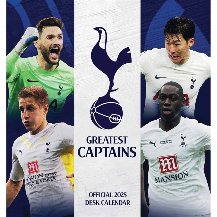 Tottenham Hotspur FC, Greatest Captains Easel Desk Calendar 2025