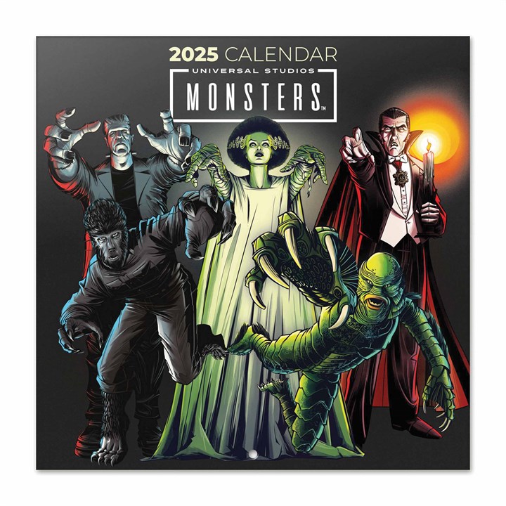 Universal Monsters Calendar 2025