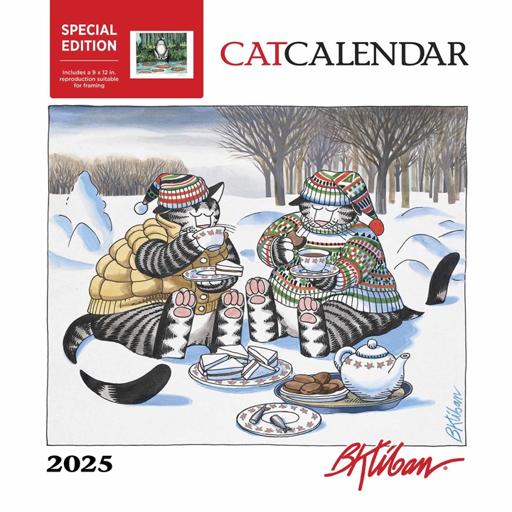 Kliban Cat Calendar 2025 - Warren E. Riley