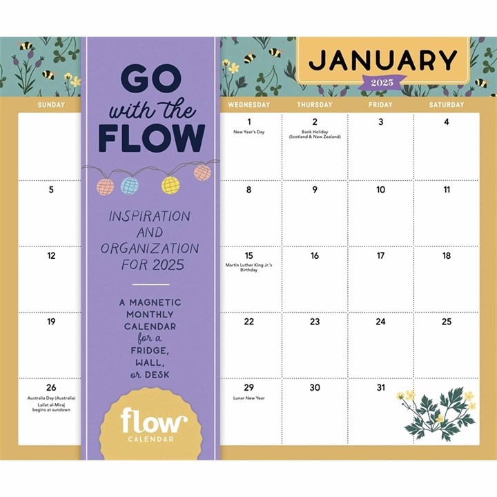 Go With the Flow Magnetic Desk Pad 2025