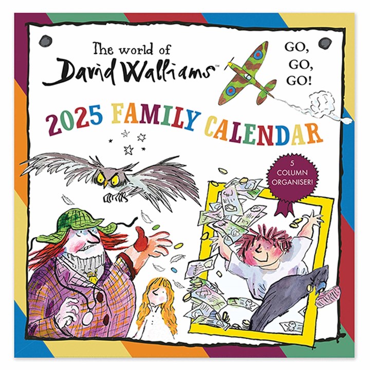 The World Of David Walliams Family Planner 2025