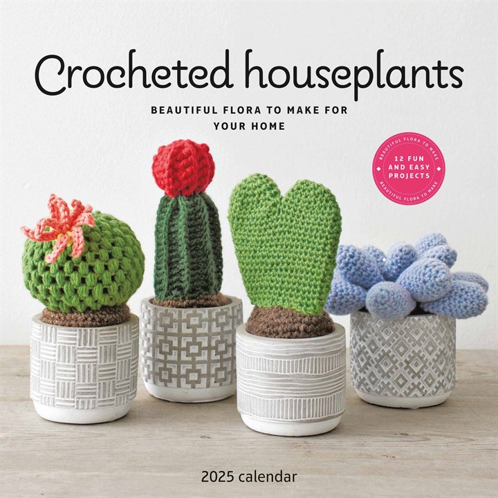 Crocheted Succulents Calendar 2025