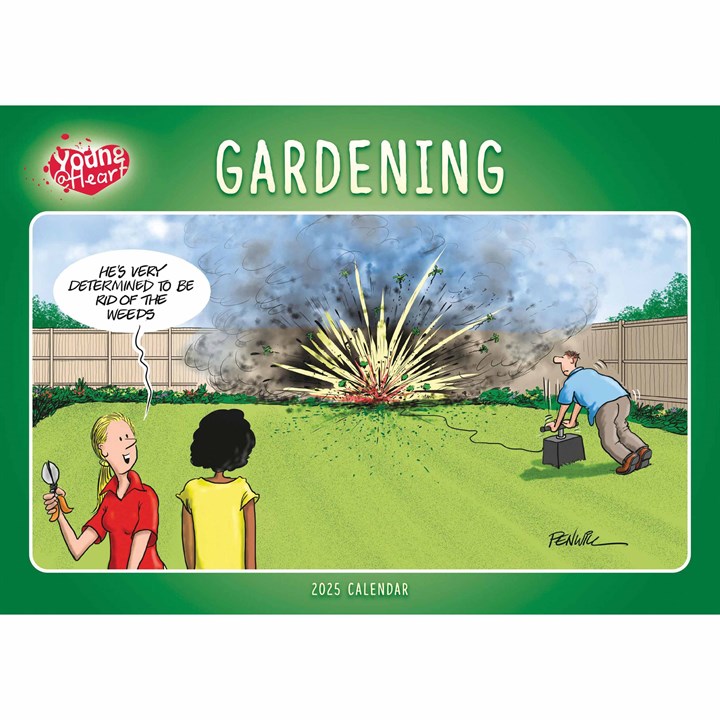 Young At Heart, Gardening A4 Calendar 2025