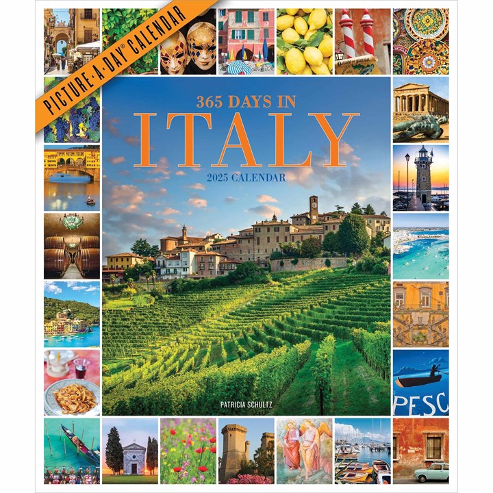 365 Days In Italy Deluxe Calendar 2025