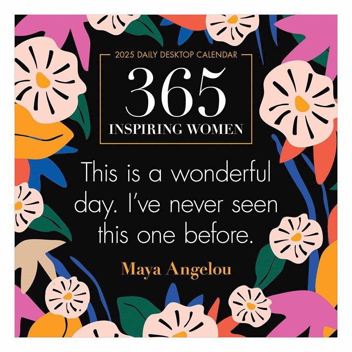 365 Inspiring Women Desk Calendar 2025