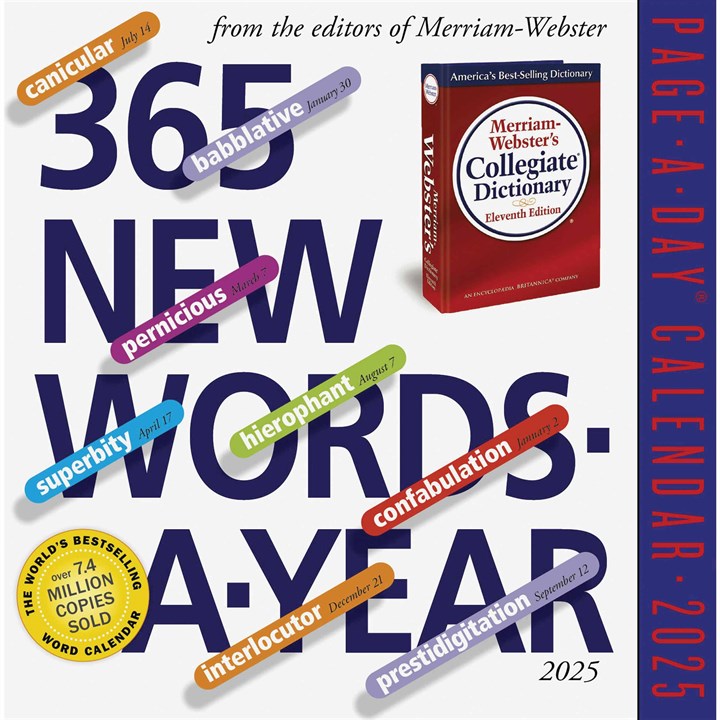 365 New Words A Year Desk Calendar 2025