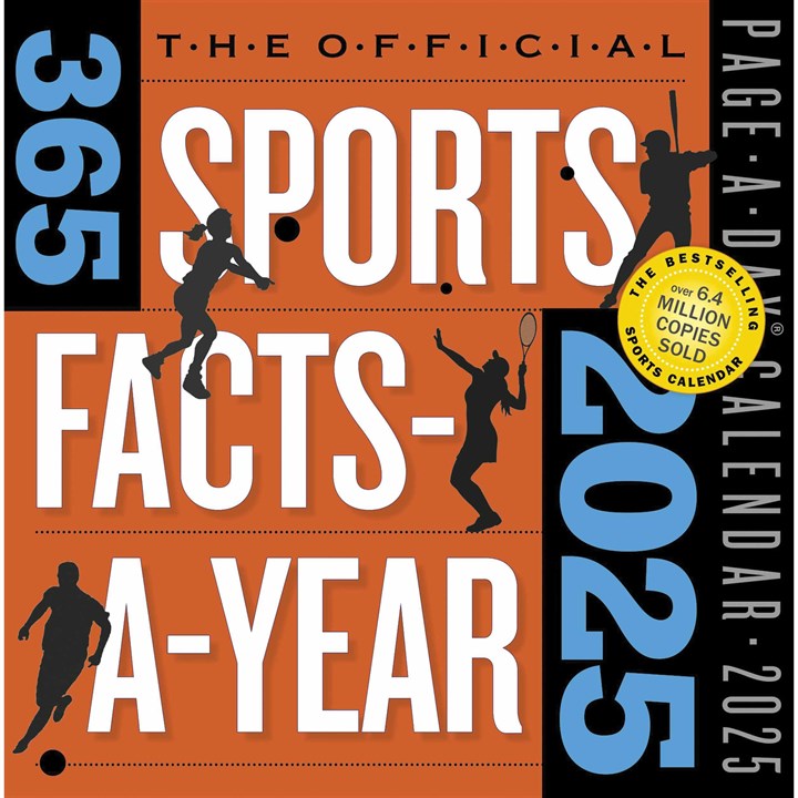 365 Sports Facts Desk Calendar 2025