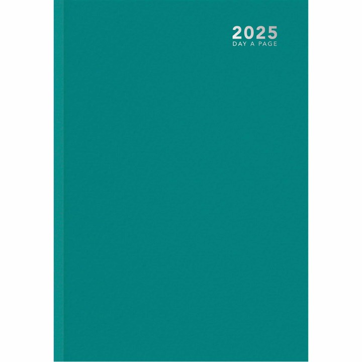 Pastel Green Hardback Day To View A4 Diary 2025