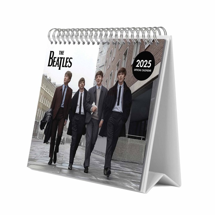 The Beatles Easel Desk Calendar 2025