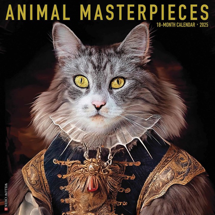 Animal Masterpieces Calendar 2025