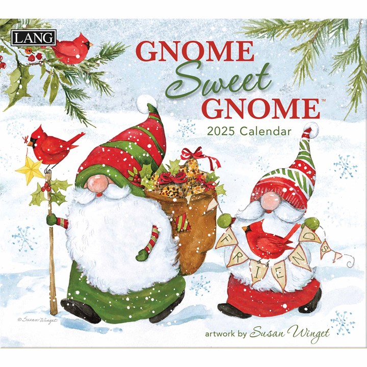 Lang Gnome Sweet Gnome 2025 Wall Calendar