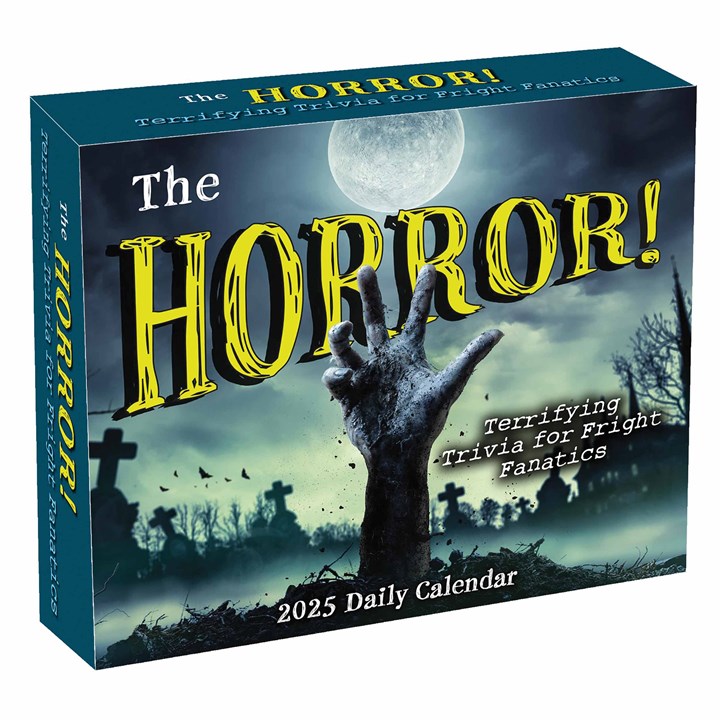 Horror Desk Calendar 2025 