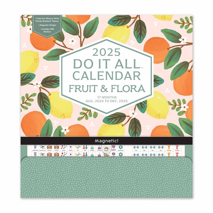 Do It All, Fruit & Flora Family Planner 2024 - 2025