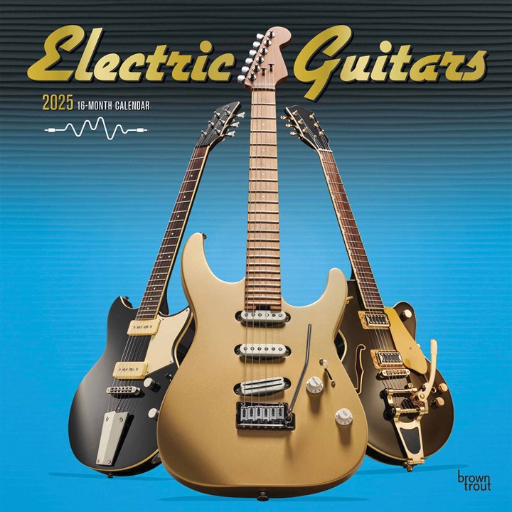 Electric Guitars Calendar 2025