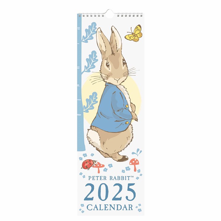 Peter Rabbit Illustrated Slim Calendar 2025