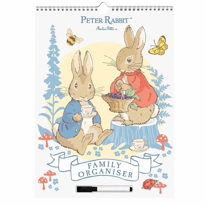 Peter Rabbit Illustrated A3 Family Organiser 2025