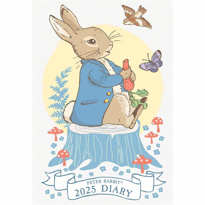 Peter Rabbit Illustrated A5 Diary 2025