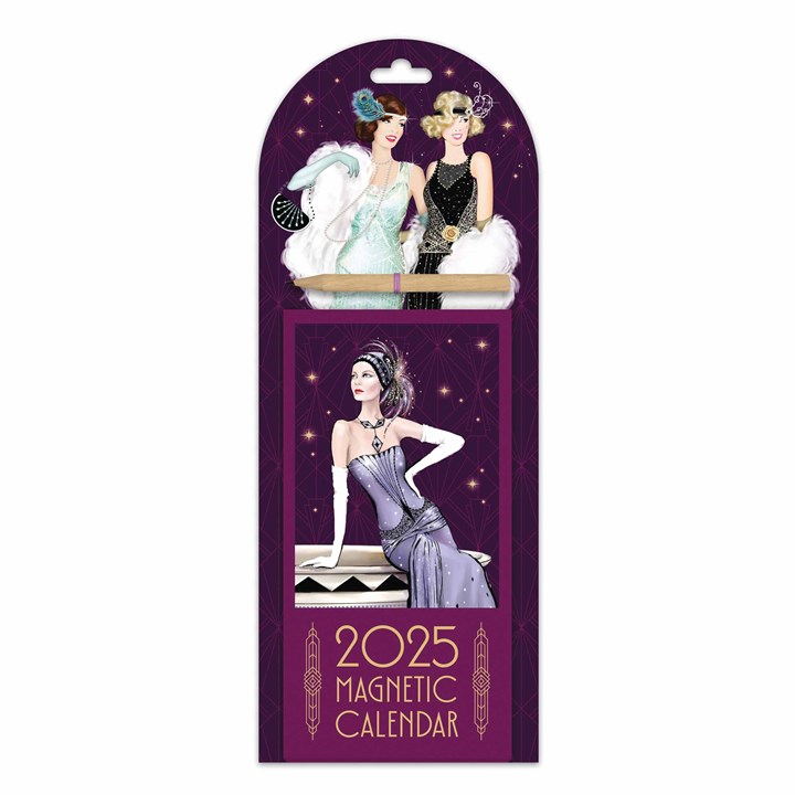 Claire Coxon Art Deco Magnetic Calendar 2025