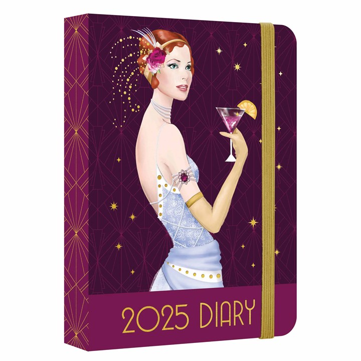 Claire Coxon Art Deco A6 Diary 2025