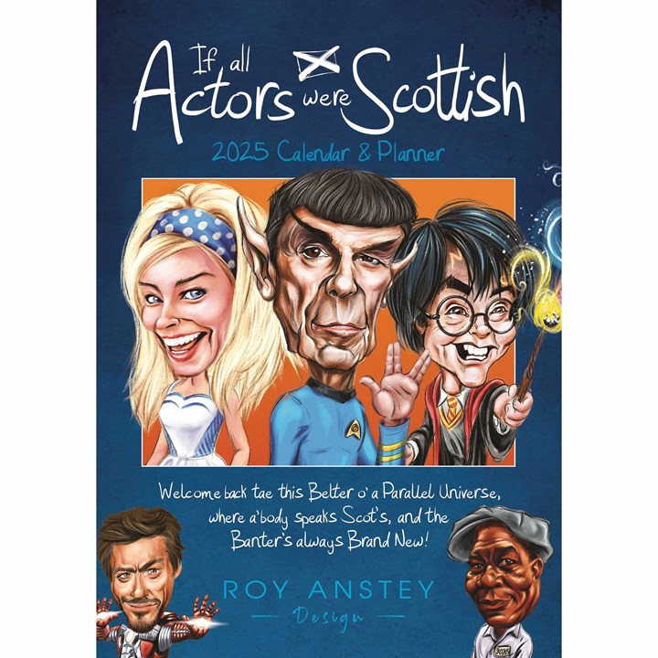 If All The Actors Were Scottish A3 Family Planner 2025