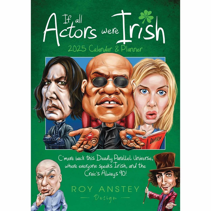 If All The Actors Were Irish A3 Family Planner 2025