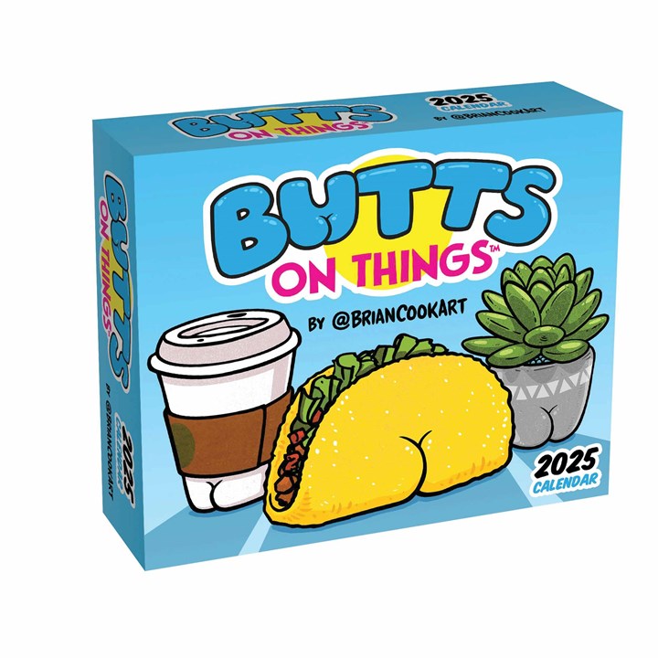 Butts On Things Desk Calendar 2025