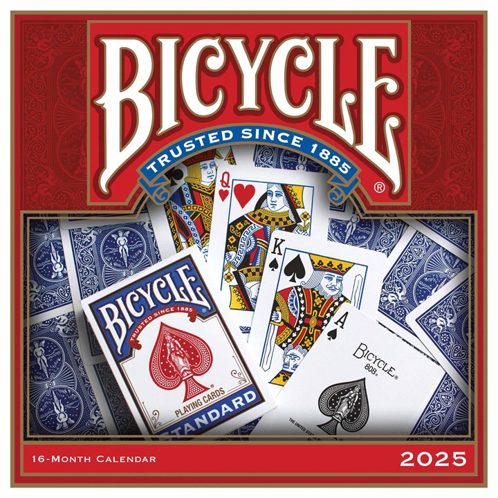 Bicycle Cards Art Calendar 2025