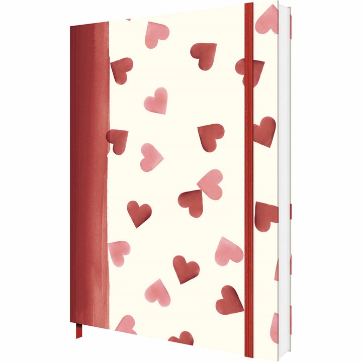 Emma Bridgewater, Pink Hearts A5 Notebook