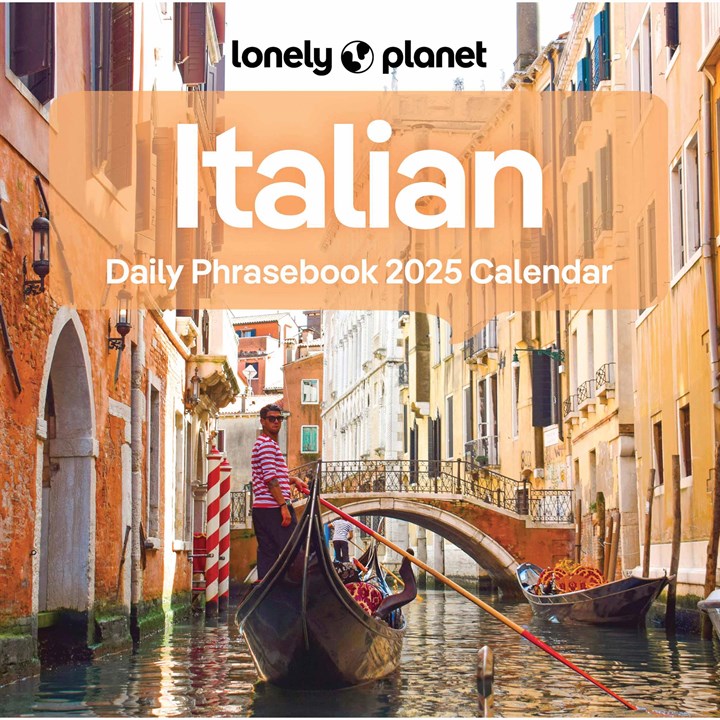 Lonely Planet, Italian Daily Phrasebook Desk Calendar 2025