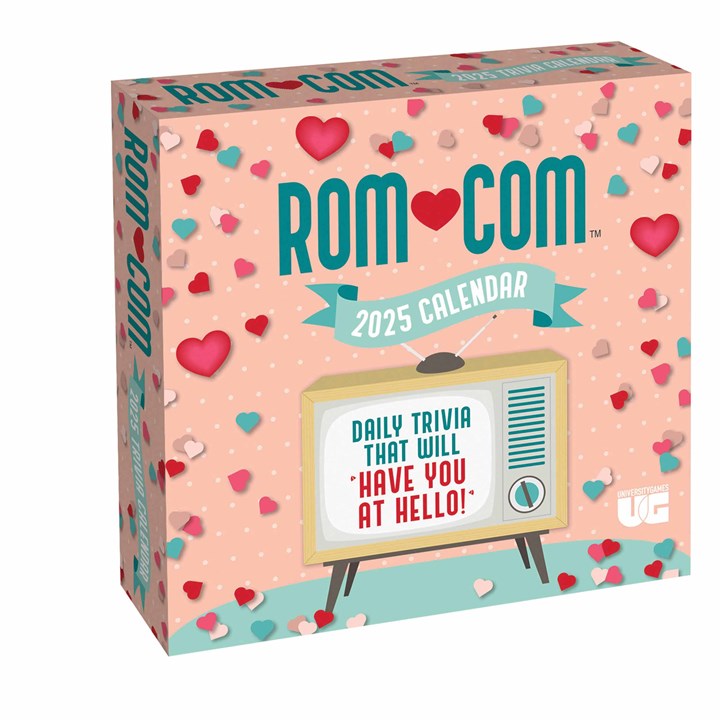 Rom Com Trivia Desk Calendar 2025