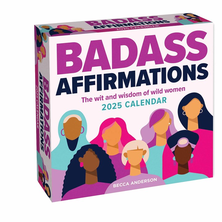 Badass Affirmations Desk Calendar 2025