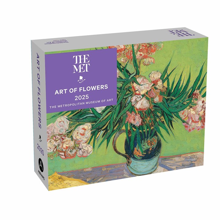 The Met, Art of Flowers Desk Calendar 2025