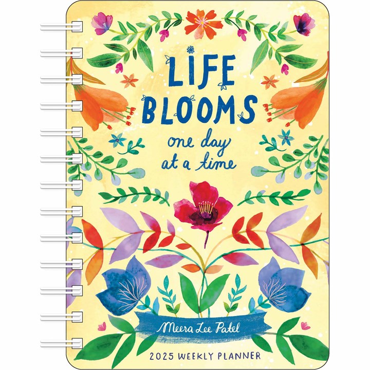 Meera Lee Patel, Life Blooms A5 Diary 2025