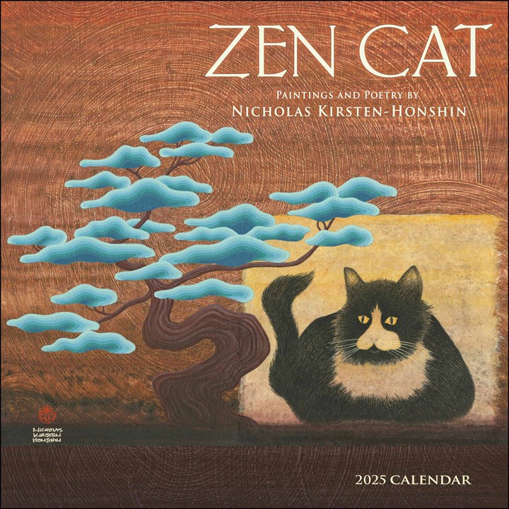 Zen Cat Calendar 2025