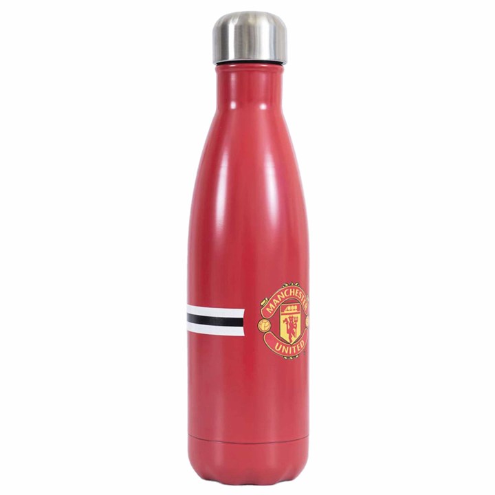 Manchester United FC Core Stripe Water Bottle