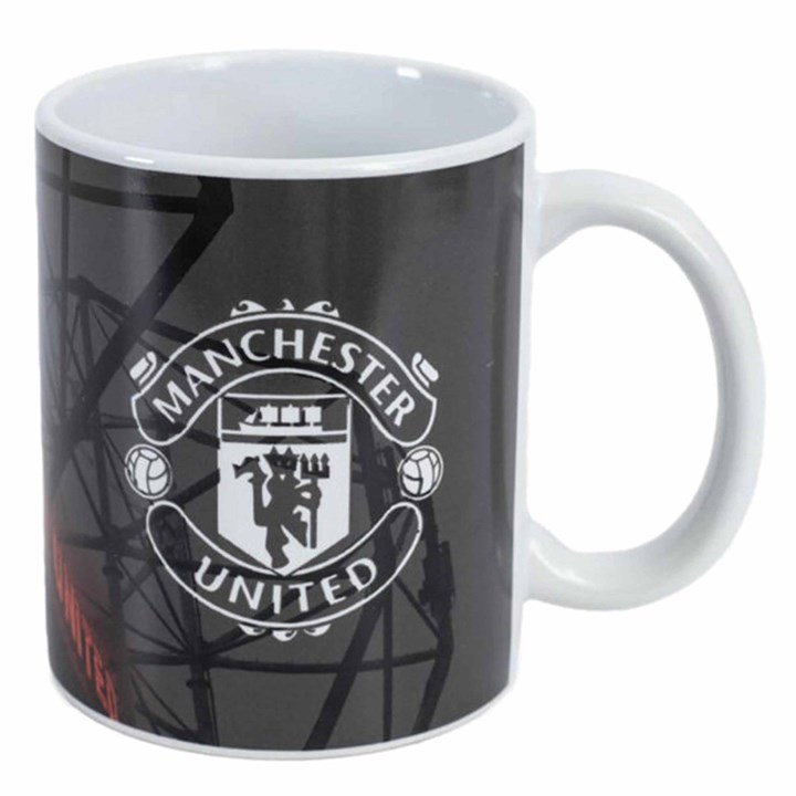 Manchester United FC Black Old Trafford Mug