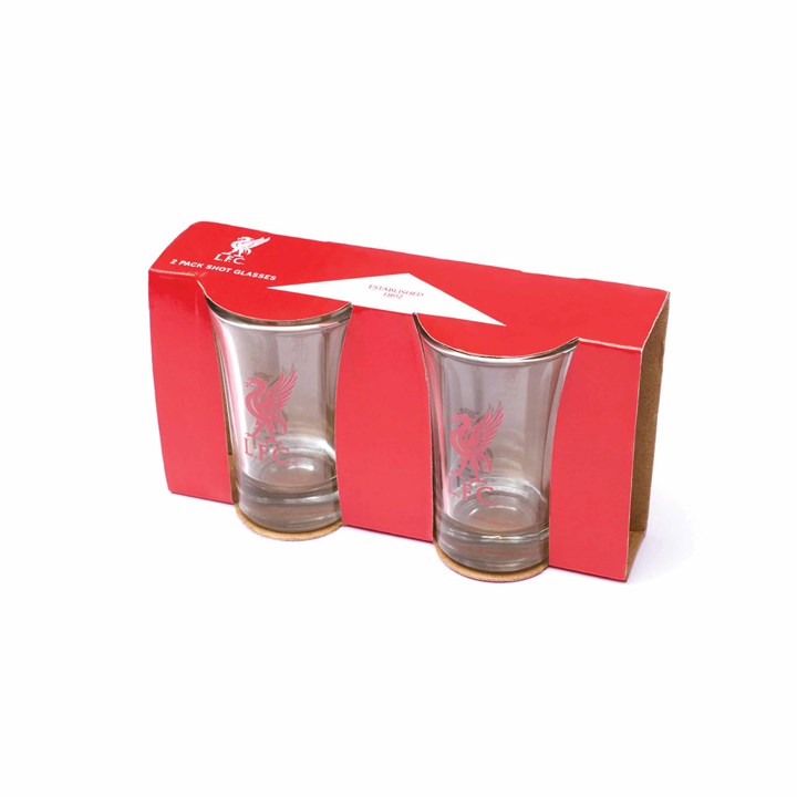 Liverpool FC 2 Pack Shot Glasses