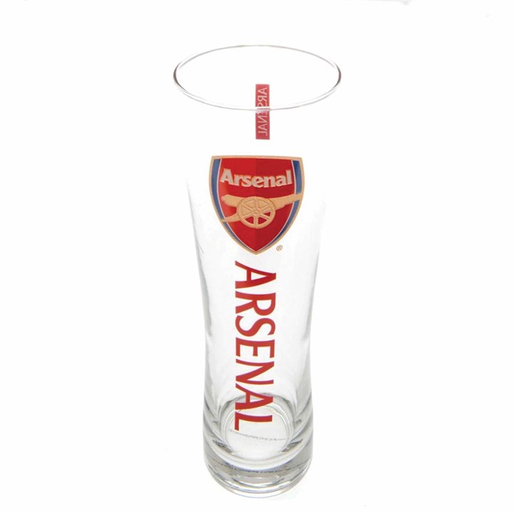 Arsenal FC Slim Pint Glass