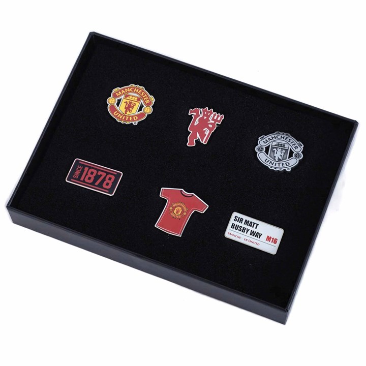 Manchester United FC 6 Piece Badge Set