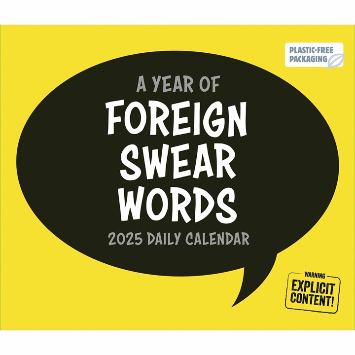 A Year of Foreign Swear Words Desk Calendar 2025