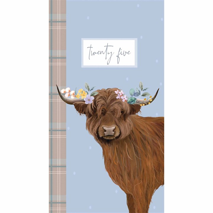 Highland Cows Slim Diary 2025