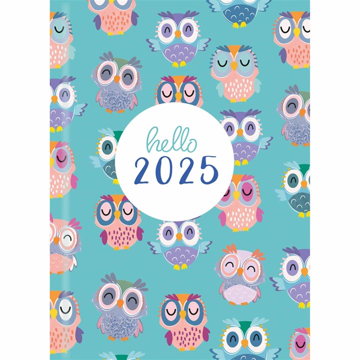 Owls A5 Diary 2025