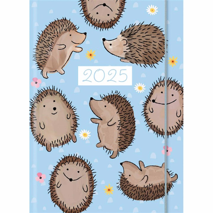 Hedgehogs A6 Diary 2025