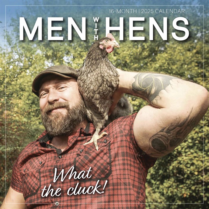 Men With Hens Calendar 2025