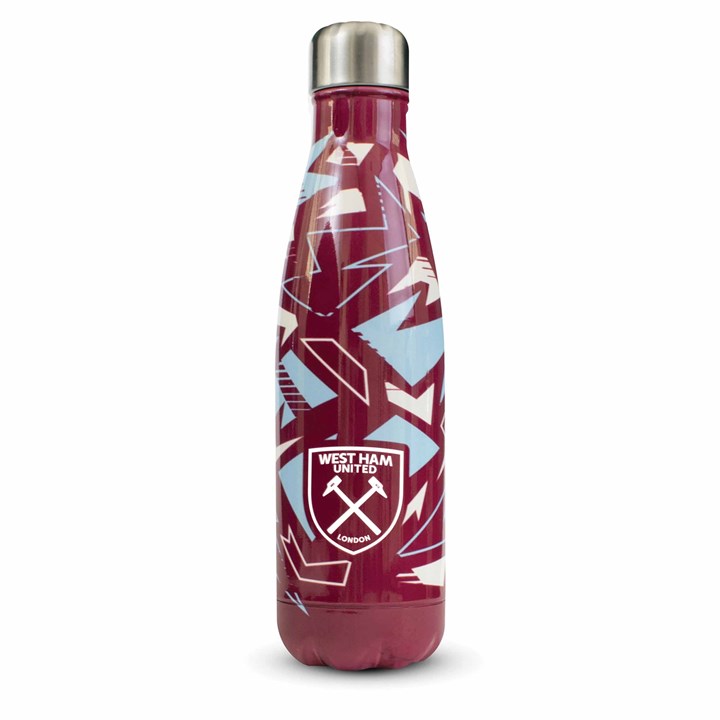 West Ham FC Pattern Water Bottle