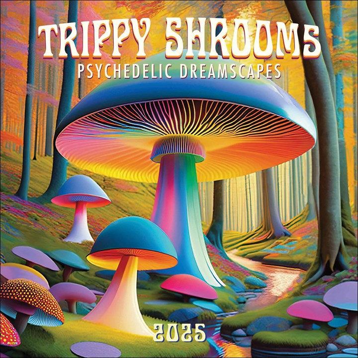 Trippy Shrooms Calendar 2025