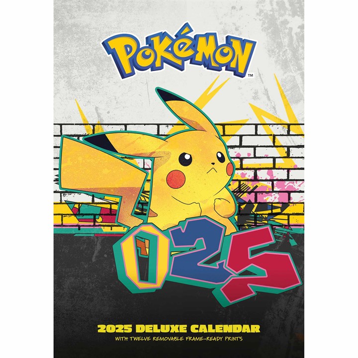 Pokemon Collectors Edition A3 Calendar 2025